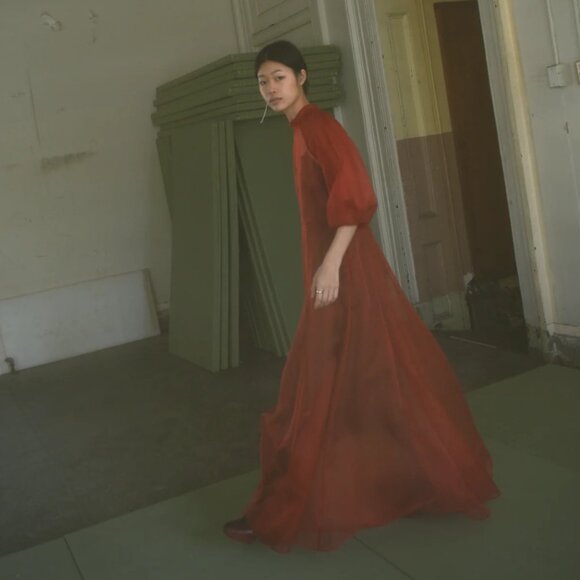 Kamperett Dresses & Skirts - Kamperett Meiere Gown in Rust - Size M